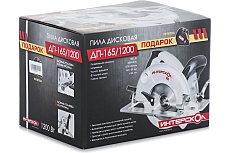 Дисковая пила Интерскол ДП-165/1200 + рулетка 96.1.0.20
