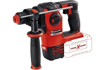 Аккумуляторный перфоратор Einhell pxc herocco 18в, bl, 3 режима, 2,2дж, 20мм + 1 акк. 4 ач, 18 в + зу 3а 4513900SET