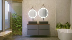 Мебель для ванной Jorno Wood 120 см серый