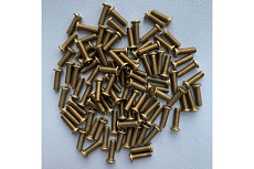 Шпилька приварная из латуни 1000 шт, М3, 12 мм ОБТЕК 4038142