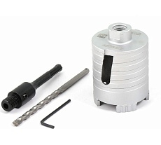 Коронка алмазная по бетону Laser Five Teeth 72 мм Hilberg HP272