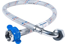 Гибкая подводка для воды ЦС НЕЙЛОН 1/2”Гх1/2&quot;Г- угол L-200 см, штука ГП002146