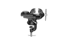 Слесарные тиски TOLSEN с креплением для стола 50мм 2'' 10107