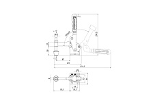 Прижим механический вертикальный KUKAMET 241-3-S