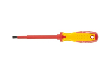 Отвертка SL8,0x150 мм, CrMo, до 1000 В, двухкомпонентная рукоятка Matrix Insulated PROFESSIONAL 12922