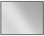 Зеркало Vincea VLM-3VN100B 100x80 см, сенсорный выключатель и диммер, черный
