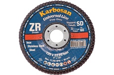 Круг лепестковый торцевой Zirconia от Мастерская Pit_Stop и Доктор дью 125 мм, P60, угловой ABRAFORM DD-FLAP-ZR-60-2