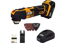 Многофункциональный инструмент JCB (-18MT-B-E) 18 V, 5000-15000 об/мин, ЗУ (-18VFC-E)2.4 A, аккум. батарея (-20LI-E) 2.0AH -18MT-2XB-E(57233) JCB-18MT-2XB-E(57233)