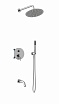 Душевой набор Vincea Villa VSFW-1VL3CH трехрежимный, хром