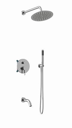 Душевой набор Vincea Villa VSFW-1VL3CH трехрежимный, хром Душевой набор Vincea Villa VSFW-1VL3CH трехрежимный, хром