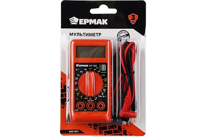 Цифровой мини-мультиметр Ермак DT-182 660-001