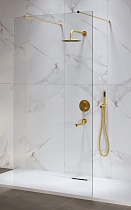 Душевая перегородка RGW Walk In WA-016Gb 120x195 брашированное золото, прозрачное 35101612-16