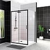 Душевой уголок BelBagno UNO-195-AH-1-120/80-C-NERO 120x80 прозрачный, черный