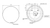 Зеркало Cersanit Eclipse Smart 100x100 см с подсветкой, A64145