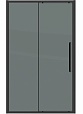 Душевая дверь Grossman Cosmo 100x195 тонированное, черный матовый 100.K33.02.100.21.10