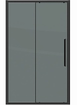 Душевая дверь Grossman Cosmo 100x195 тонированное, черный матовый 100.K33.02.100.21.10