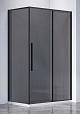 Душевой уголок Vincea Slim-N VSR-4SN8012CGB 120x80 черный, стекло тонированное
