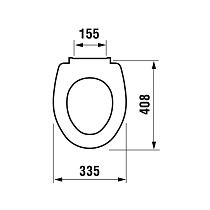 Крышка-сиденье Jika Era 9153.3.000.000.1