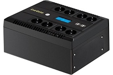 Источник бесперебойного питания Exegate NEO Smart LHB-850.LCD.AVR.8SH.CH.RJ.USB 850VA 510W, LCD, AVR, 8*Schuko, RJ45 11, USB, 4*USB-порта для зарядки, Black 295014