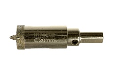 Коронка алмазная по стеклу и керамике (20 мм; 30 мм) Inforce 11-01-067
