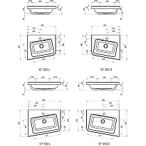 Раковина Ravak 10° 55 см R