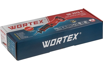Сабельная пила Wortex SR 2012 E в коробке, + 2 пильных полотна 1200 Вт, дер. 210 мм, ход 30 мм, рег.об 1325584