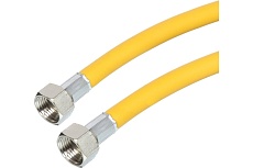 Шланг для газовых приборов ELKA 1/2&quot; х 5,0 м, в/в, ПВХ, желтый ИС.101070