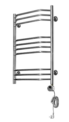 Полотенцесушитель электрический Domoterm Лаура П10 500x800 ER ТЭН справа, хром