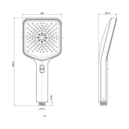 Душевой набор Vincea Inspire VSFW-3I21MT4R термостат