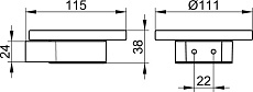 Мыльница Keuco Plan 14955019000