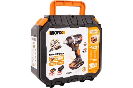 Аккумуляторный бесщеточный гайковёрт Worx WX279
