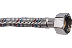 Подводка для смесителей СТМ сталь, 1/2xM10x40 см., короткий. штуцер CWFSS040