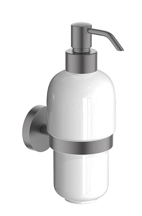 Дозатор для мыла Aquatek Бетта AQ4605BGM оружейная сталь