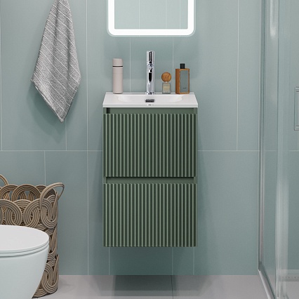 Тумба с раковиной BelBagno Uno-Mini 40 см Еловый матовый