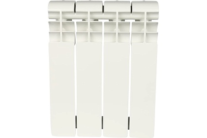 Биметаллический радиатор Rommer Profi BM 350 BI350-80-80-130 4 секции RAL9016 86629
