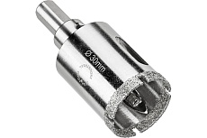 Коронка алмазная по керамограниту и керамике с центрирующим сверлом 30 мм Diamond Industrial DIDCSC030