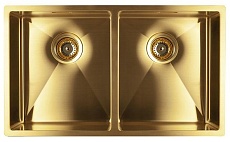 Кухонная мойка Iddis Edifice EDI75B2i77 75 см матовое золото