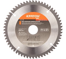 Диск пильный универсальный (190х30х2.5 мм; 60Т) Кратон  1 06 04 009