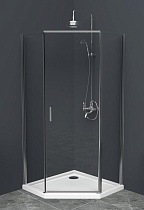 Душевой уголок BelBagno UNO-195-P-1-90-C-Cr 90x90 прозрачный