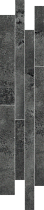 Мозаика Laparet Ferry графитовая 14,4х69 см