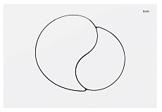 Кнопка смыва Iddis Unifix UNI02MWi77 матовый белый