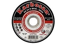 Диск отрезной по нержавеющей стали 115х1х22 мм INOX Karbosan 10380