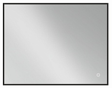 Зеркало Vincea VLM-3VN120B 120x80 см, сенсорный выключатель и диммер, черный
