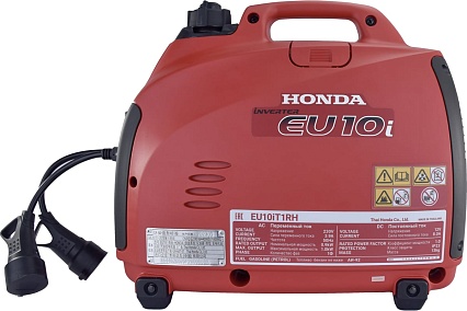 Бензиновый инверторный генератор Honda EU 10 I + переходники на евро розетки EU10IT1RH