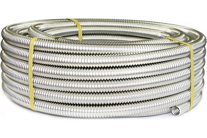 Гофрированная труба из нержавеющей стали Stahlmann SS304 18А, отожженная, 10 м 2217450