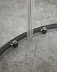 Душевой уголок Cezares MOLVENO-RH-22-120/110-C-GM-IV 120x110 прозрачный, оружейная сталь