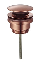 Донный клапан AQUAme AQM7003BC без перелива, медь шлифованная