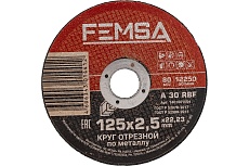 Диск отрезной по металлу ST 125x2.5x22 мм FEMSA 1401001004