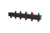 Коллектор Rommer 3/4 отопительных контура, 1х1 1/4 RDG-0016-004034 RG008T2Q20B8I4