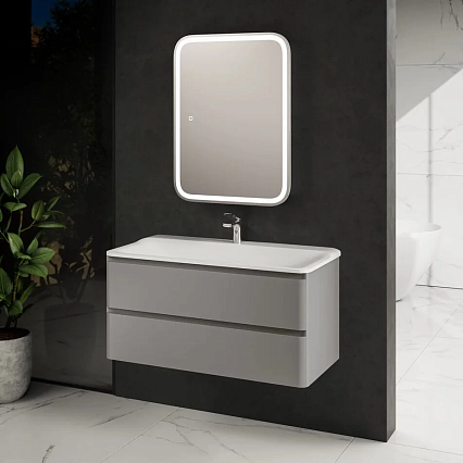 Тумба с раковиной AQUAme S4 100 см